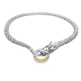 John Hardy Legends of Naga Scale Necklace Dot Sclasp