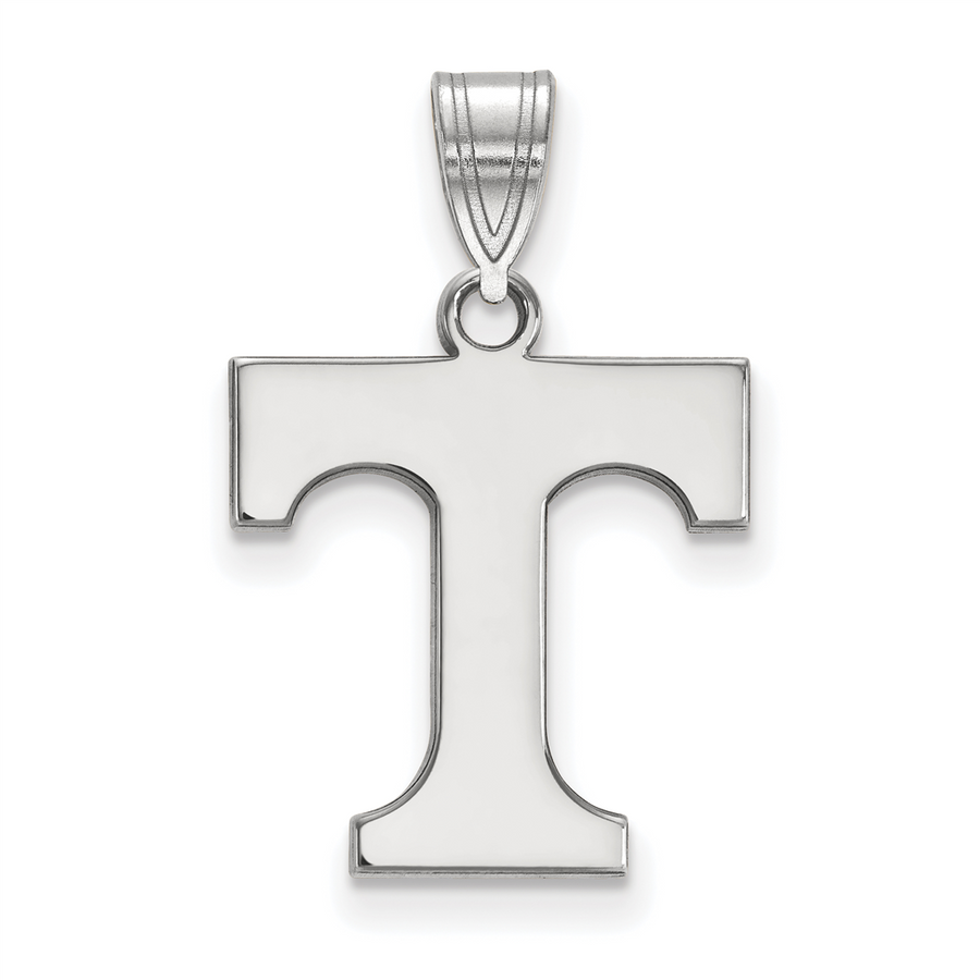 Sterling Silver University of Tennessee Power T Medium Pendant