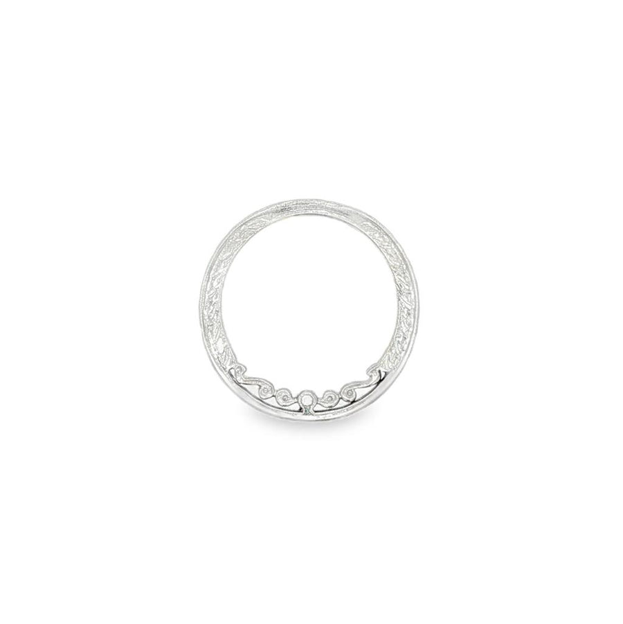 Scroll Design Wedding Band