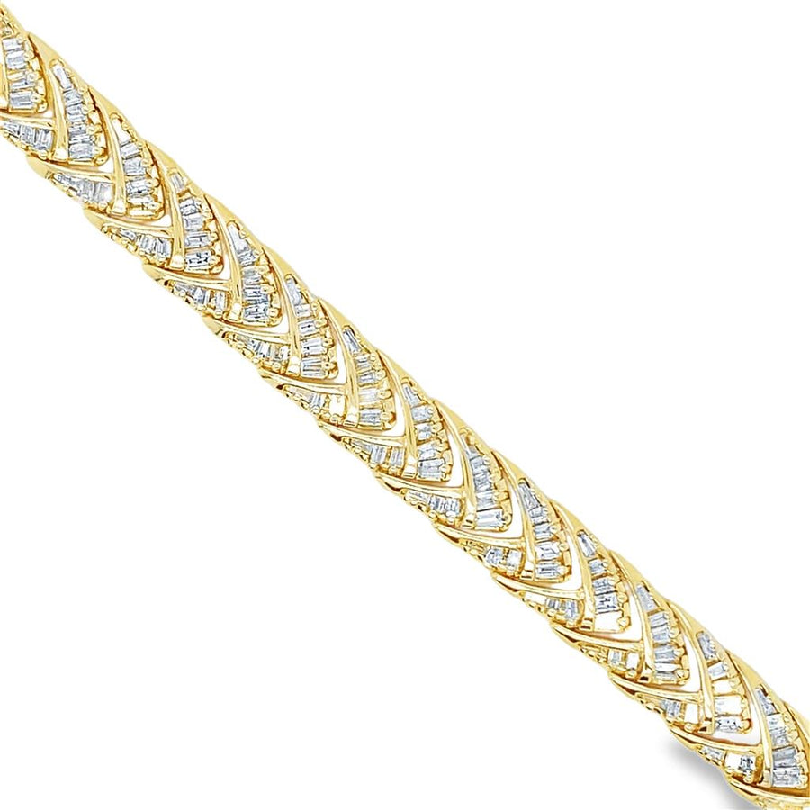 Baguette Diamond Line Bracelet