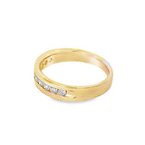 Estate Channel Set Diamond Wedding Band