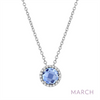 Lafonn March Birthstone Necklace