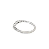 Pave Curve Wedding/Anniversary Ring