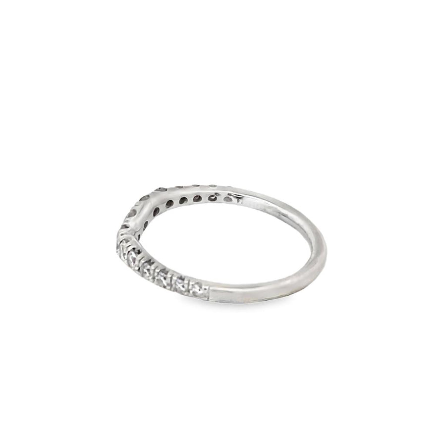 Pave Curve Wedding/Anniversary Ring