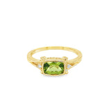 Peridot 14 Karat Yellow Fashion Ring