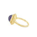 Estate Cabochon Amethyst Ring