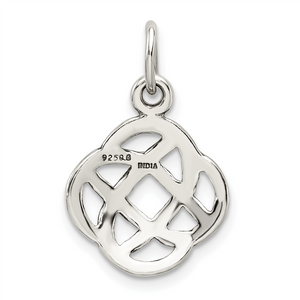 Sterling Silver Antiqued Celtic Knot Charm/Pendant