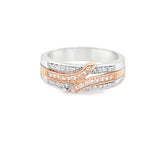 Two Tone Diamond Fashion Ring