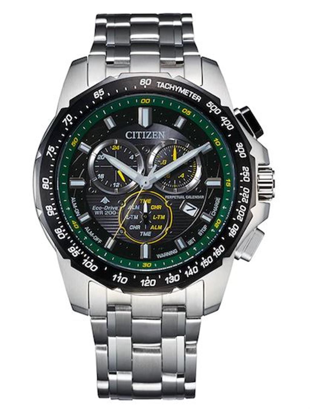 White Stainlesssteel Men's Watch Strap/Brac.: Bracelet
Style: Chronog