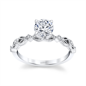 Coast Diamond Vintage Filigree Engagement Ring