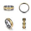 Gold Wedding Bands  -  Men'