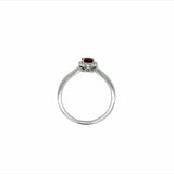 Ruby 14 Karat White Fashion Ring