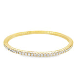 Lady's Yellow 14 Karat Flexible Tennis Bracelet Bracelet Length 7.5 78