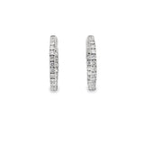 Inside/Outside Diamond Hoop Earrings