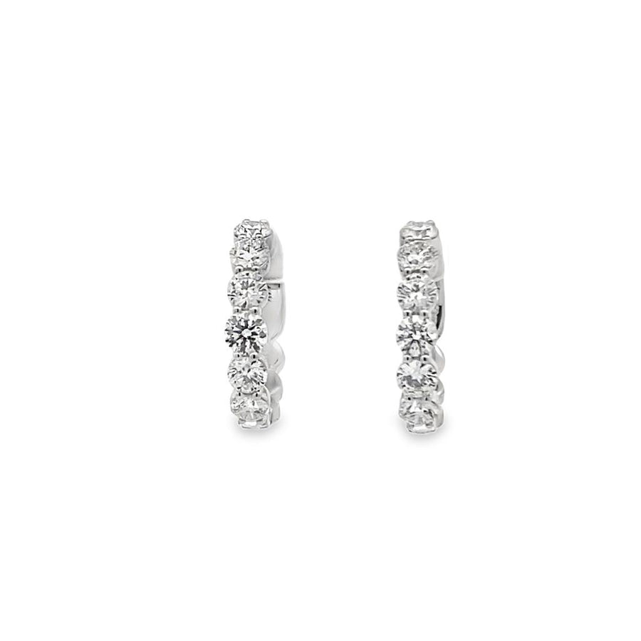 Diamond Hoop Earrings