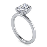 Gabriel & Co. Cari - Hidden Halo Oval Diamond Engagement Ring Mounting