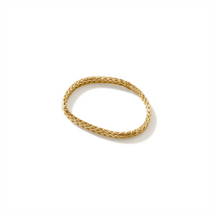 John Hardy Classic Chain 18K Gold 1.8mm Band Ring