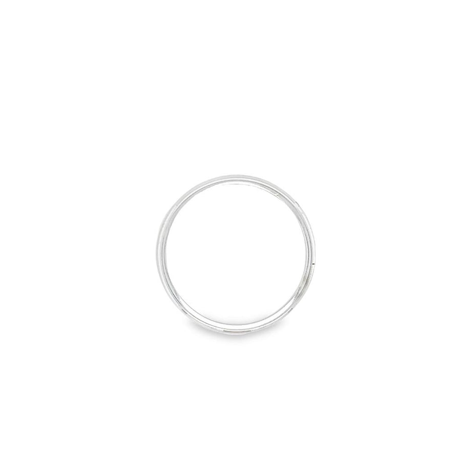 White 14 Karat 2mm Thin Band