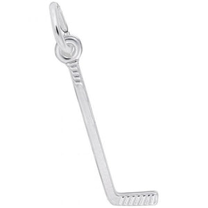 Rembrandt Charms Small Hockey Stick Charm Sterling Silver
