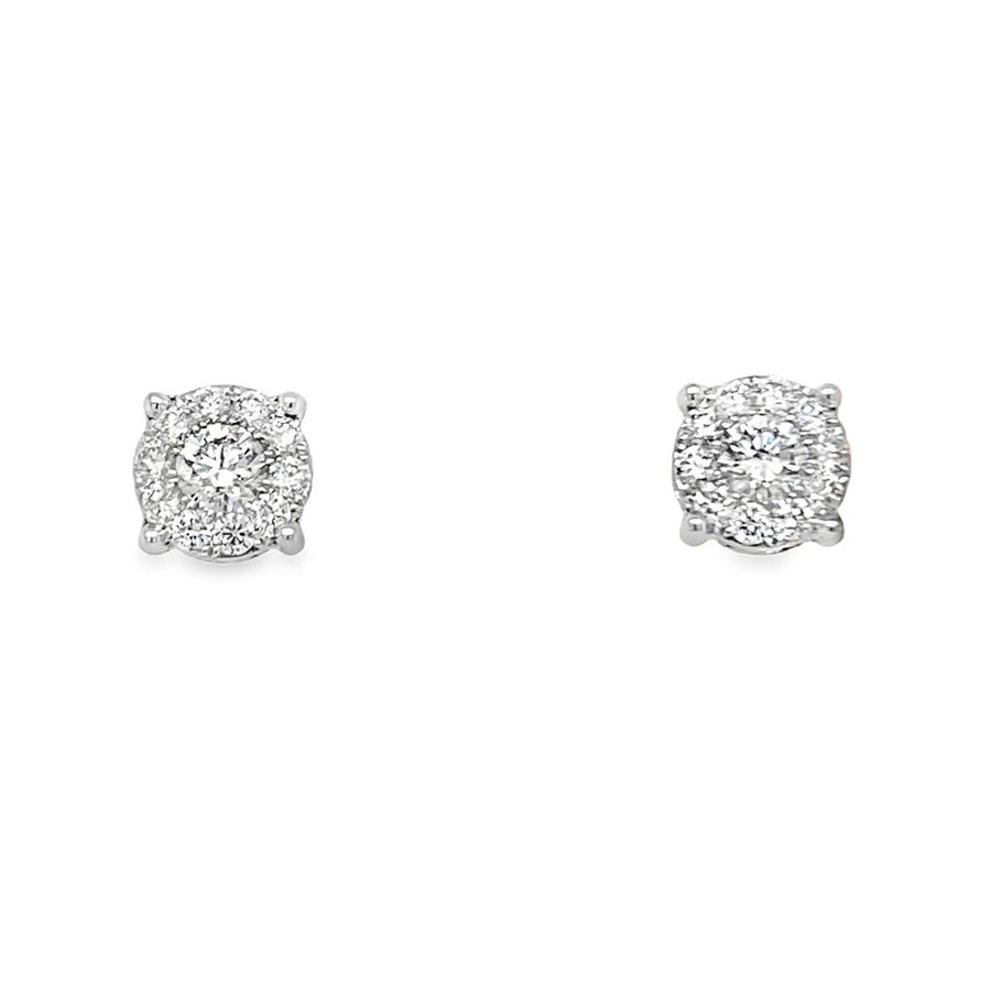 Diamond Cluster Studs