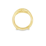 Nelson Yellow 18 Karat Channel Set Diamond Ring Wrap/Guard