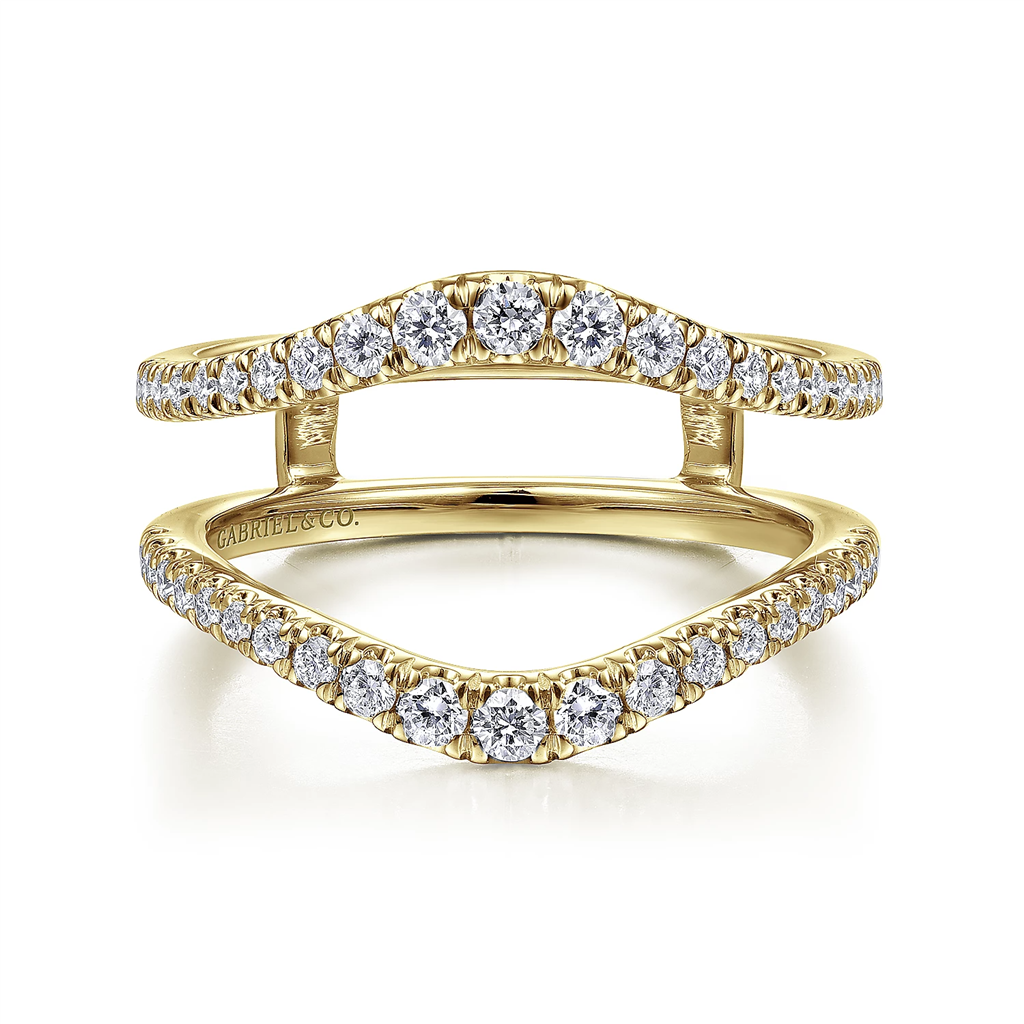 Gabriel & Co. 14K Yellow Gold Diamond Ring Enhancer - 0.49 ct