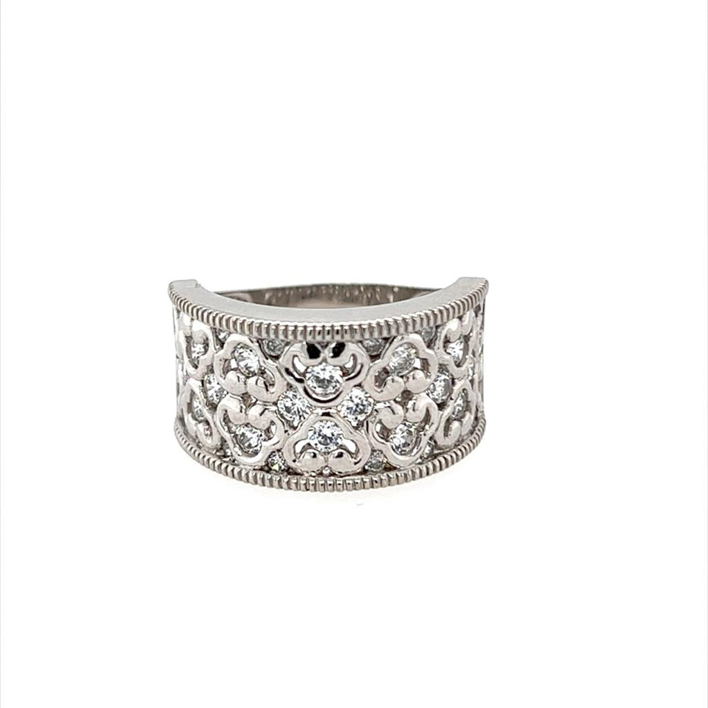 Estate Filligree Style Wide Band