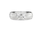 Estate Diamond Cut Wedding Band