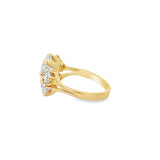Double Row Cluster Diamond Ring
