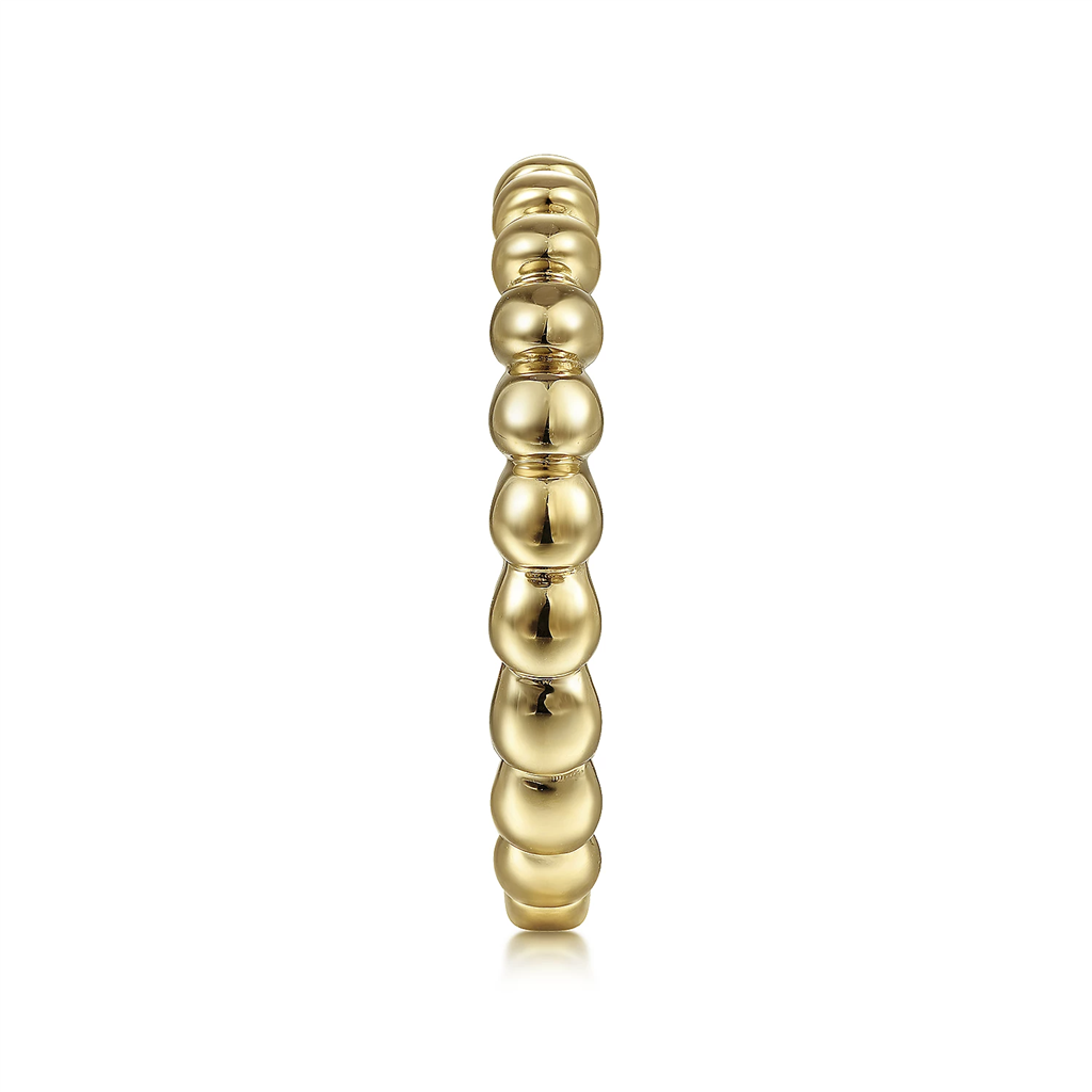 Gabriel & Co. Fashion 14K Yellow Gold Bujukan Bead Ring