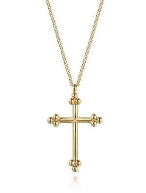 Gabriel & Co. Lady's Bujukan Cross Necklace