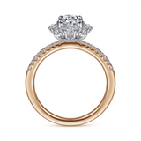 Gabriel & Co. Niccola - Starlight Halo Diamond Engagement Ring Mounting