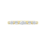 Lady's Yellow 14 Karat Half Anniversary Wedding/Anniversary Ring Size