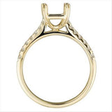 Nelson Claw Prong Basket Straight Diamond Ring Mounting