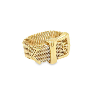 Yellow 14 Karat Woven 7mm Flex