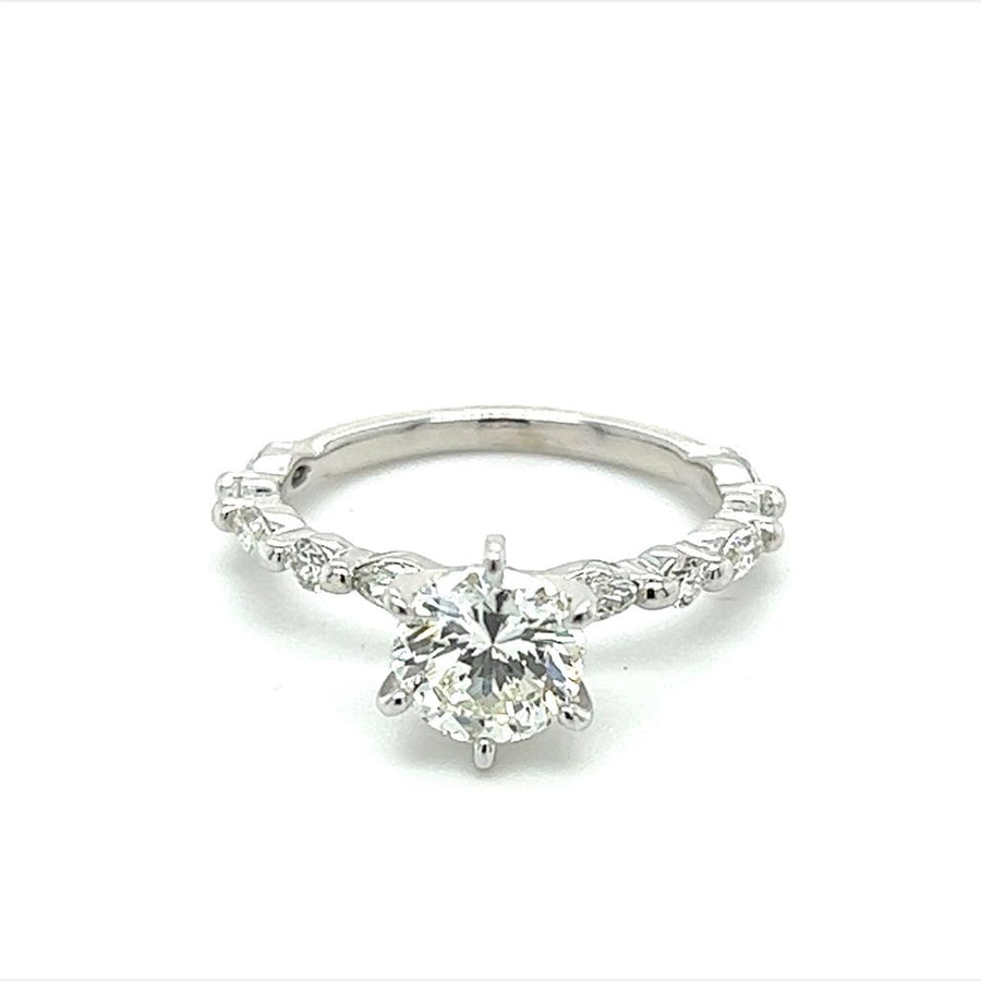 Estate Scalloped Engagement Ring