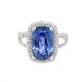 Estate Sapphire Split Shank Ring