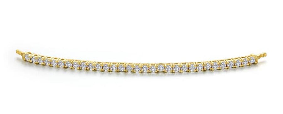 Lafonn Yellow Gold-Plated Sterling Silver 2.5mm Tennis Bracelet Attachment