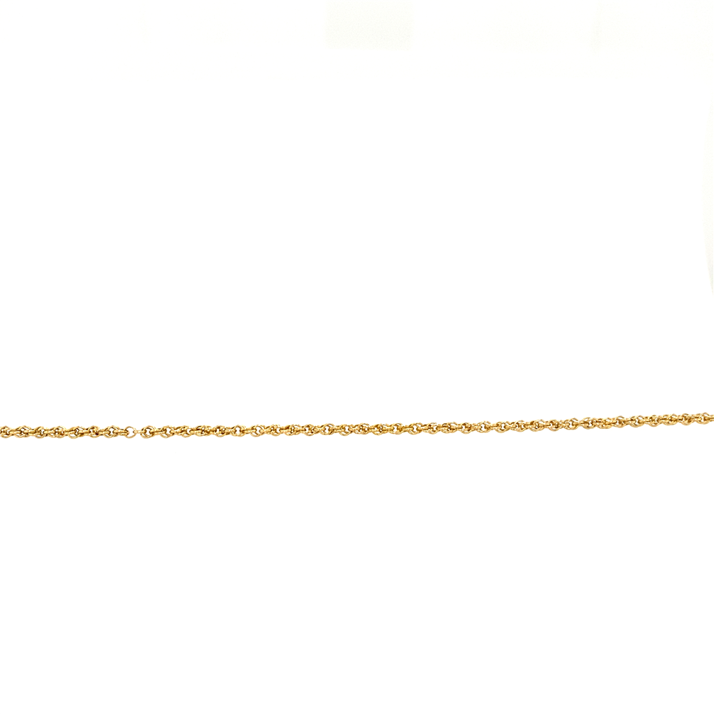 Estate Yellow Gold Rope Chain