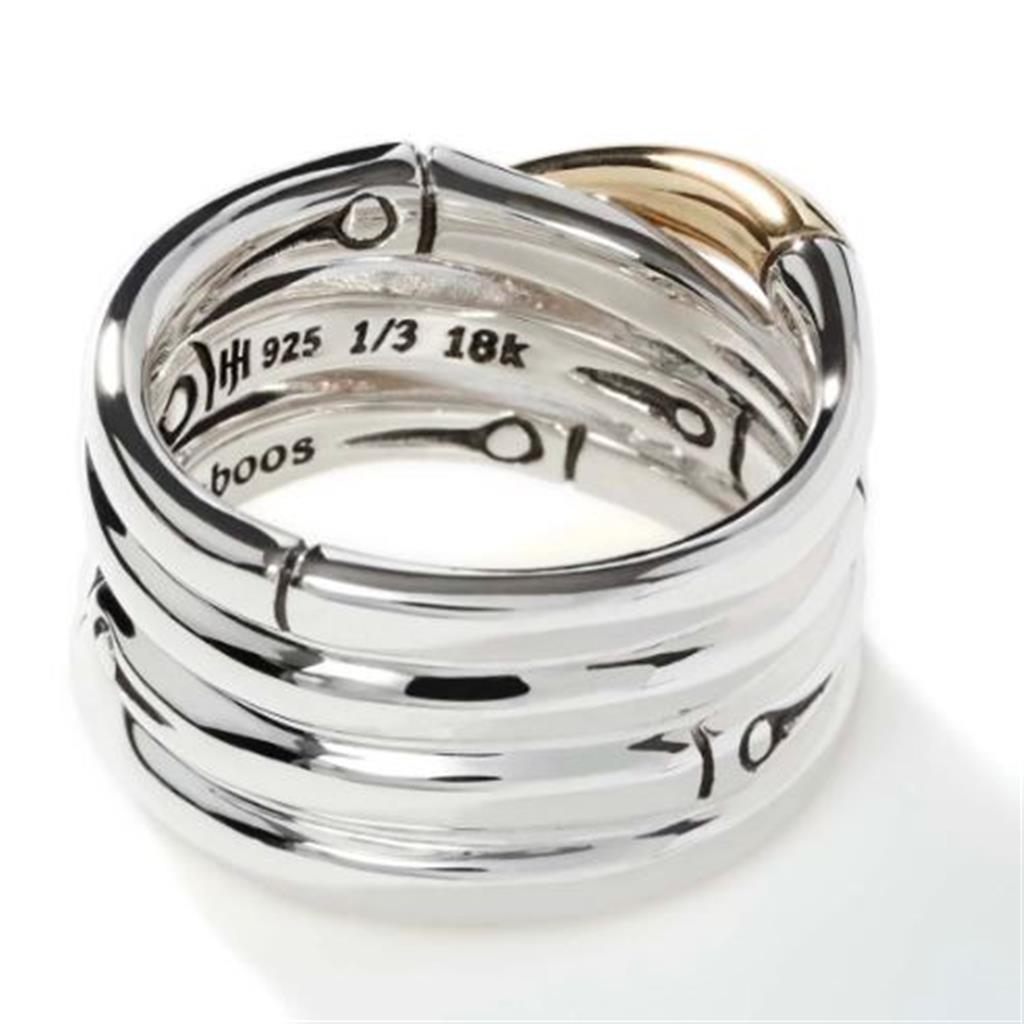 John Hardy Bamboo Crossover Ring