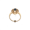 Estate Oval Filigree Sapphire Ring