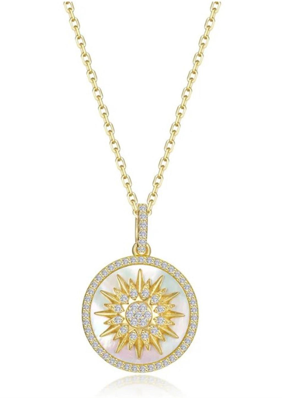 Lafonn Yellow Gold-Plated Sterling Silver Ethereal Light Star Pendant