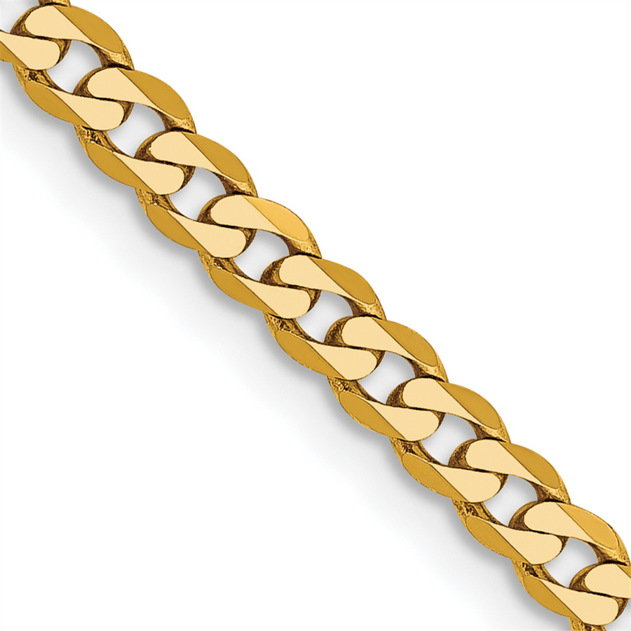 14 Karat Yellow Gold Open Figaro Chain