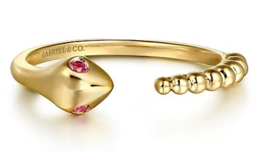 Rubies 14 Karat Yellow Fashion Ring