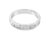 Estate Channel Set Diamond Wedding Band