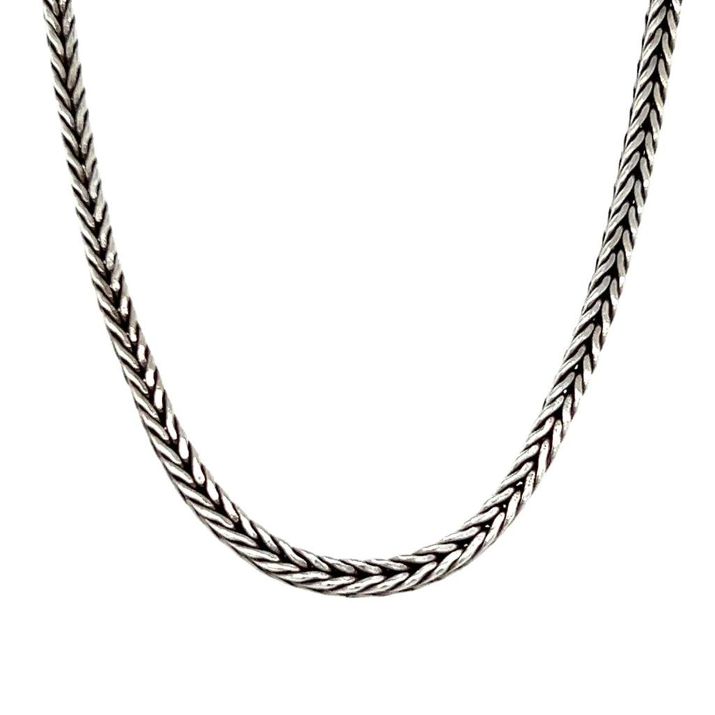 Silver Foxtail Chain with Hook