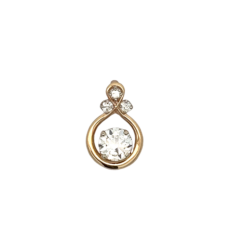 Estate European Diamond Pendant