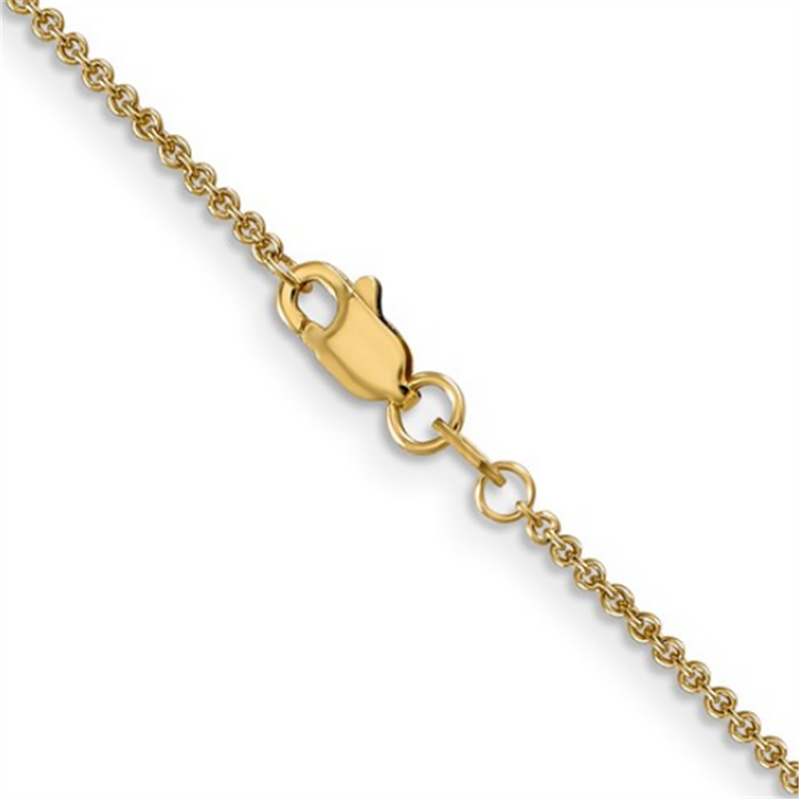 14 Karat Yellow Gold Cable Link Chain