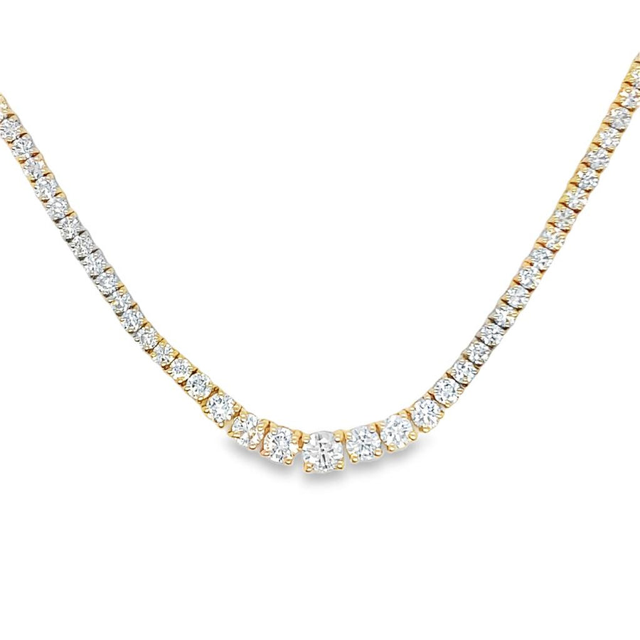 Petite Riviera Diamond Necklace