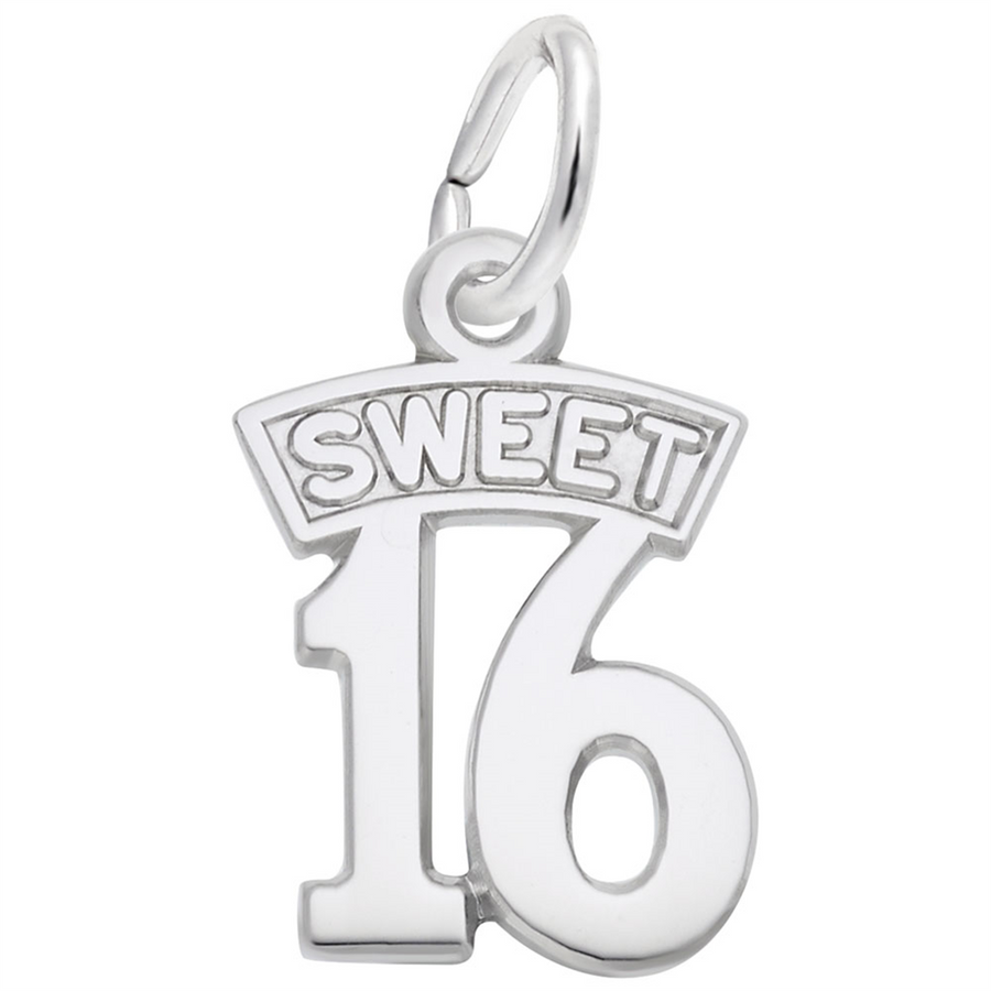 Rembrandt Charms Sweet 16 Charm Sterling Silver